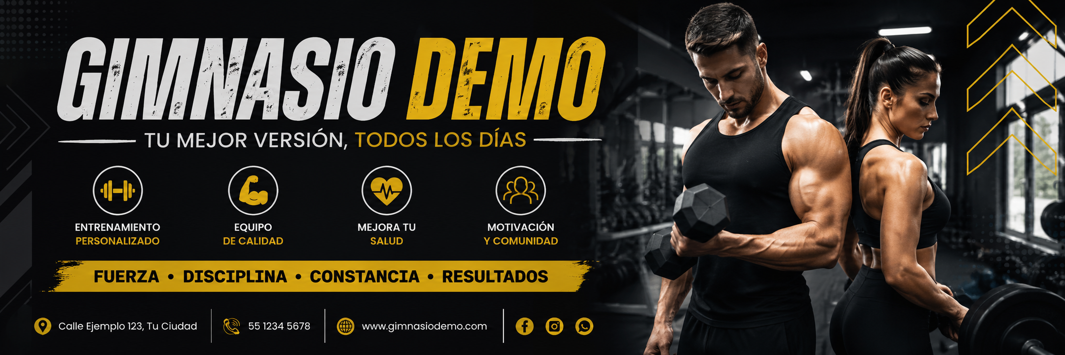 Portada de Gimnasio Demo